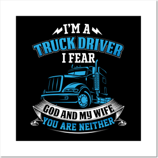 Truck Driver Posters and Art